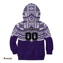Personalized Fremantle Dockers Kid Hoodie Polynesian Tribal Pattern Heritage Football TS04