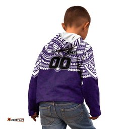 Personalized Fremantle Dockers Kid Hoodie Polynesian Tribal Pattern Heritage Football TS04