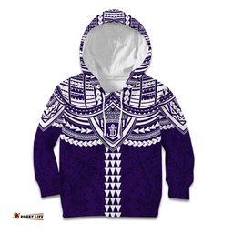 Personalized Fremantle Dockers Kid Hoodie Polynesian Tribal Pattern Heritage Football TS04