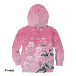 Personalised Pink Boronia of Hope Kid Hoodie Australias Fight Against Breast Cancer LT9
