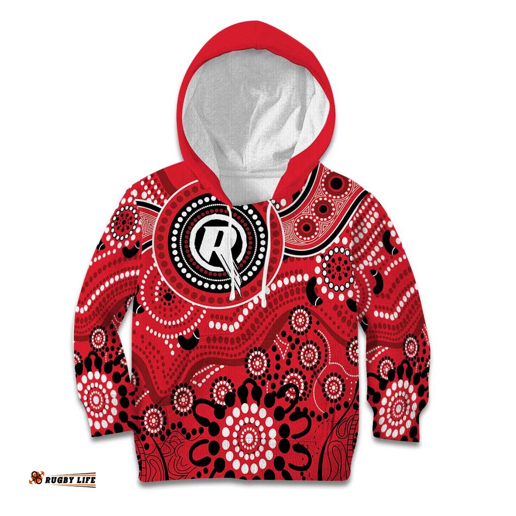 Renegades Cricket Custom Kid Hoodie Australian Aboriginal LT9