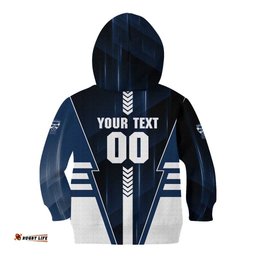 Personalized Geelong Cats Kid Hoodie Modern Geometric Sports Graphic Style TS04