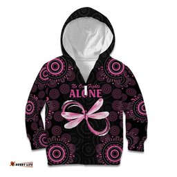 Personalized Pink Dragonfly Aboriginal of Hope Kid Hoodie Australias Breast Cancer Awareness LT9