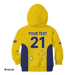 Western Australia Lawn Bowls Custom Kid Hoodie Aussie Minimalist Style LT9
