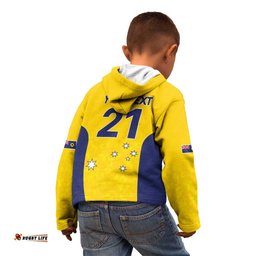 Western Australia Lawn Bowls Custom Kid Hoodie Aussie Minimalist Style LT9