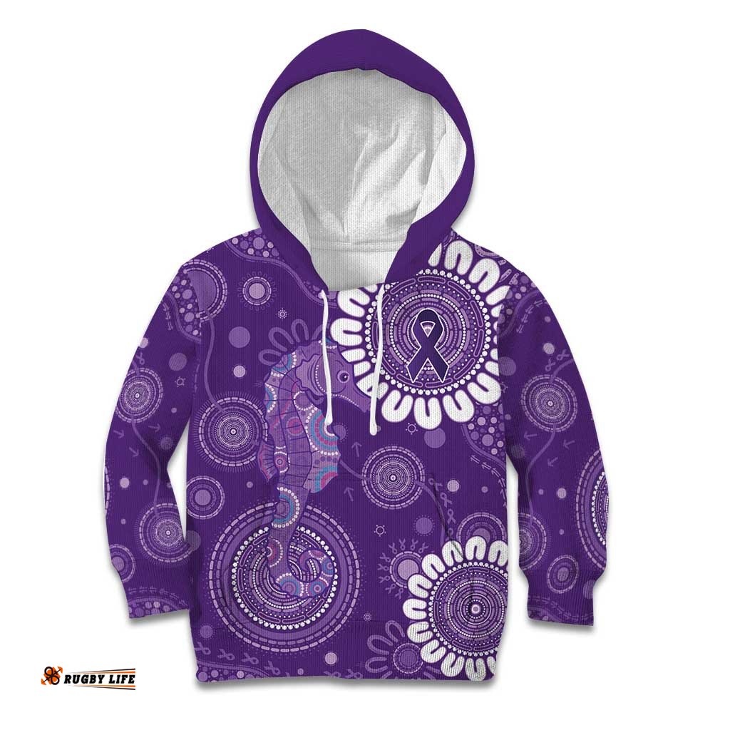 Sea Horse Australia Epilepsy Awareness Kid Hoodie LT9