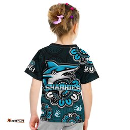 NRL Cronulla-Sutherland Sharks Rugby Sharkies 1963 Aboriginal Kid T Shirt