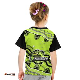 Thunder Cricket T Shirt KID Sydney Aboriginal Painting
