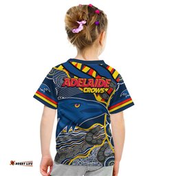 The Crows Football Kid T Shirt Adelaide Be Unique Aboriginal Dots