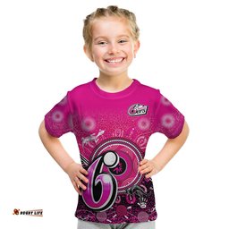 Sydney Sixers T Shirt KID Aboriginal Australia Cricket Champion