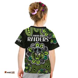 NRL Canberra Raiders Rugby 1981 Aboriginal Kid T Shirt