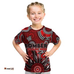 Personalised Bombers NAIDOC Week 2024 Kid T Shirt Aussie Aboriginal Art