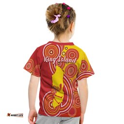 King Island T Shirt KID Emu Aboriginal Tasmania Australia