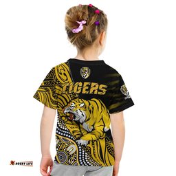 Richmond Football T Shirt KID Aboriginal Go The Tigers Premiers