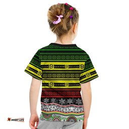 Penrith Panthers T Shirt KID Christmas Mix Aboriginal