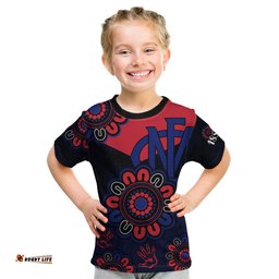 AFL Melbourne Demons 1858 Aboriginal Kid T Shirt