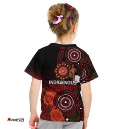 Australia Indigenous Rugby Kid T Shirt All Stars Aboriginal Turtle