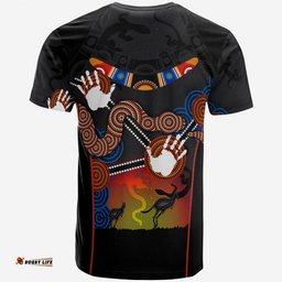 Kid Aboriginal T-shirt, Australian Boomerang and Snake Indigenous Art
