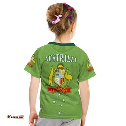 Cricket Australia T Shirt KID Proud Aussie Aboriginal