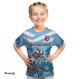 Custom NSW Blues Cockroach Blooded Aboriginal Inspired Kid T Shirt