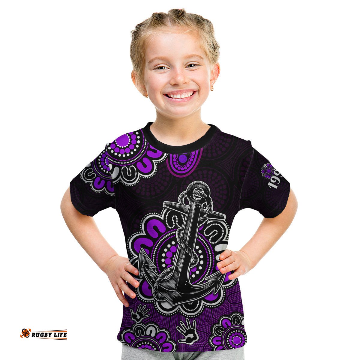 Custom Personalised AFL Fremantle Dockers 1994 Aboriginal Kid T Shirt