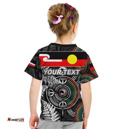 Custom PersonalisedAboriginal And Maori T Shirt KID Culture Style