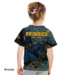 Brumbies Rugby Union Kid T Shirt Australia indigenous Aboriginal