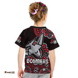 AFL Essendon Bombers 1872 Aboriginal Kid T Shirt