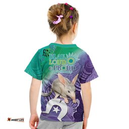 Vivid Bilby NAIDOC 2024 Kid T Shirt Macrotis Aboriginal Art Style