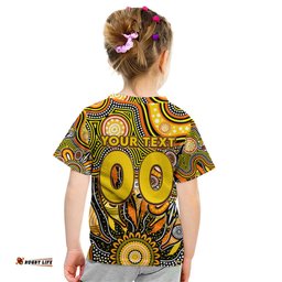 Personalised Tiger NAIDOC Week 2024 Kid T Shirt Aussie Aboriginal Art