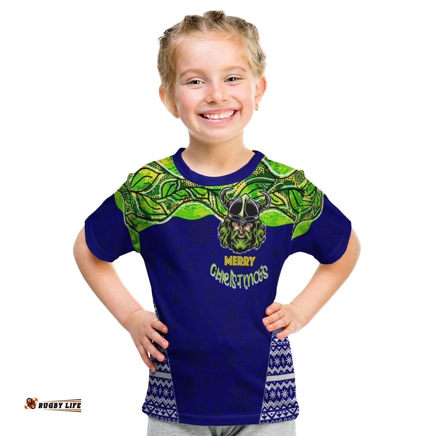 Aboriginal Christmas KID T-Shirt The Green Machine
