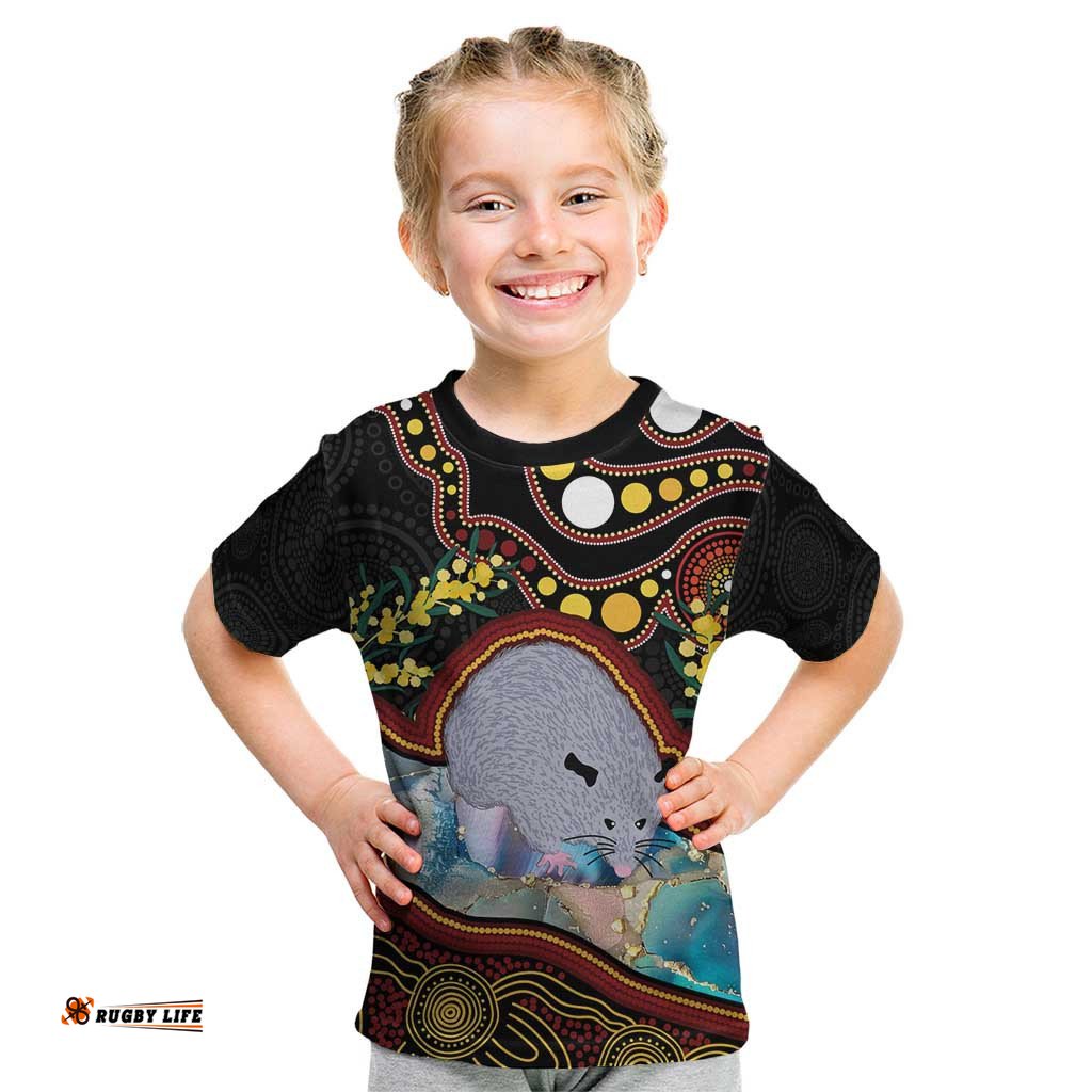 Australia Possum Kid T Shirt Aboriginal Art Mix Aussie Opal
