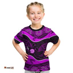 Emu Aboriginal T Shirt KID Style No.1