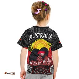 Australia Indigenous Aboriginal Family Kid T Shirt