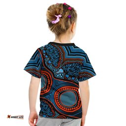 Echidna Aboriginal T Shirt KID Style No.3