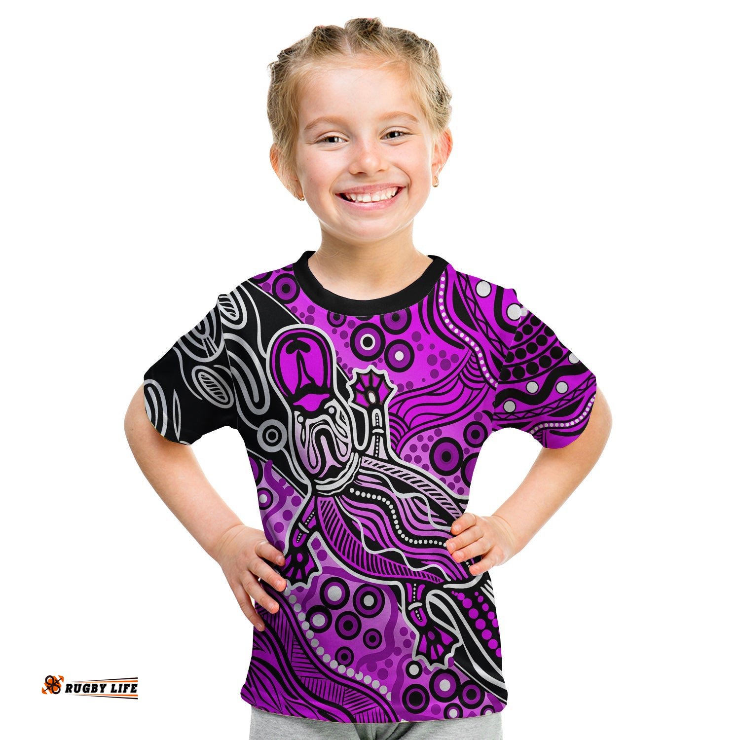 Aboriginal Platypus T Shirt KID Tribal No.1