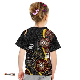 PALYKU Australia Lizard Aboriginal Art Kid T Shirt