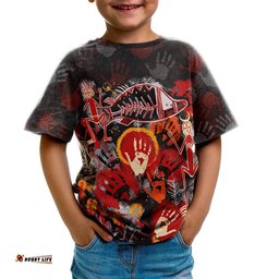 Aboriginal Kid T-Shirts - Indigenous Fish Hand Art