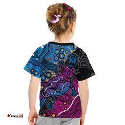 Aboriginal Platypus T Shirt KID Tribal No.3