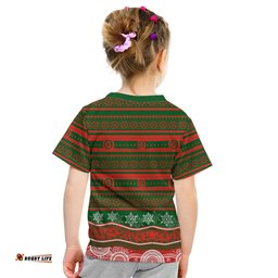 South Sydney Rabbitohs T Shirt KID Christmas Mix Aboriginal No.2