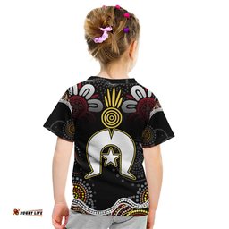 Torest Trait Islands Mix Aboriginal Pattern Kid T Shirt TS04