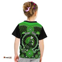 Personalised Australian Astrology Kid T Shirt Aboriginal Platypus Zodiac Sign