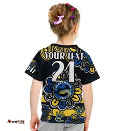 Custom Personalised NRL Parramatta Eels Rugby Kid T Shirt Eels 1947 Aboriginal Eels 1947 Aboriginal