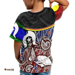 Kid T-Shirt - Aboriginal Dot In Naidoc Week Style