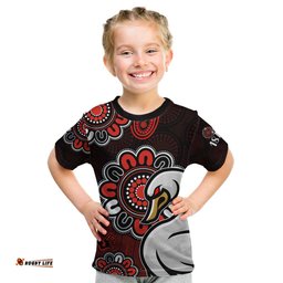 AFL Sydney Swans 1874 Aboriginal Kid T Shirt