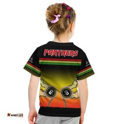 Panthers T Shirt KID Go The Mighty Penrith Aboriginal