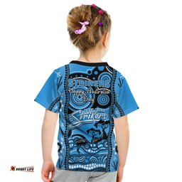 Adelaide Strikers Cricket Kid T Shirt Happy Australia Day Aboriginal Art