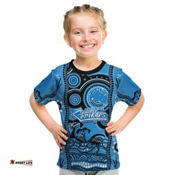 Adelaide Strikers Cricket Kid T Shirt Happy Australia Day Aboriginal Art