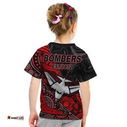 Bombers Football T Shirt KID Essendon Aboriginal