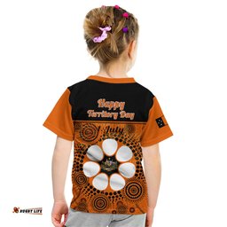 1 July Australia Territory Day Kid T Shirt Aboriginal Pattern